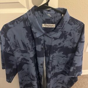 Tommy Bahama Blue Tropical Shirt